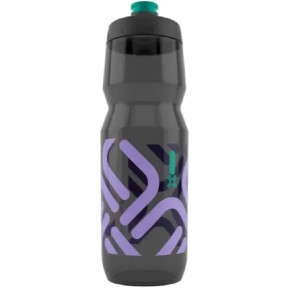 Антибактеріальна фляга FIDLOCK BOTTLE 750мл., прозорий / чорний / бузковий Фото №1